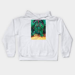 Watercolor - Dragons treasure Kids Hoodie